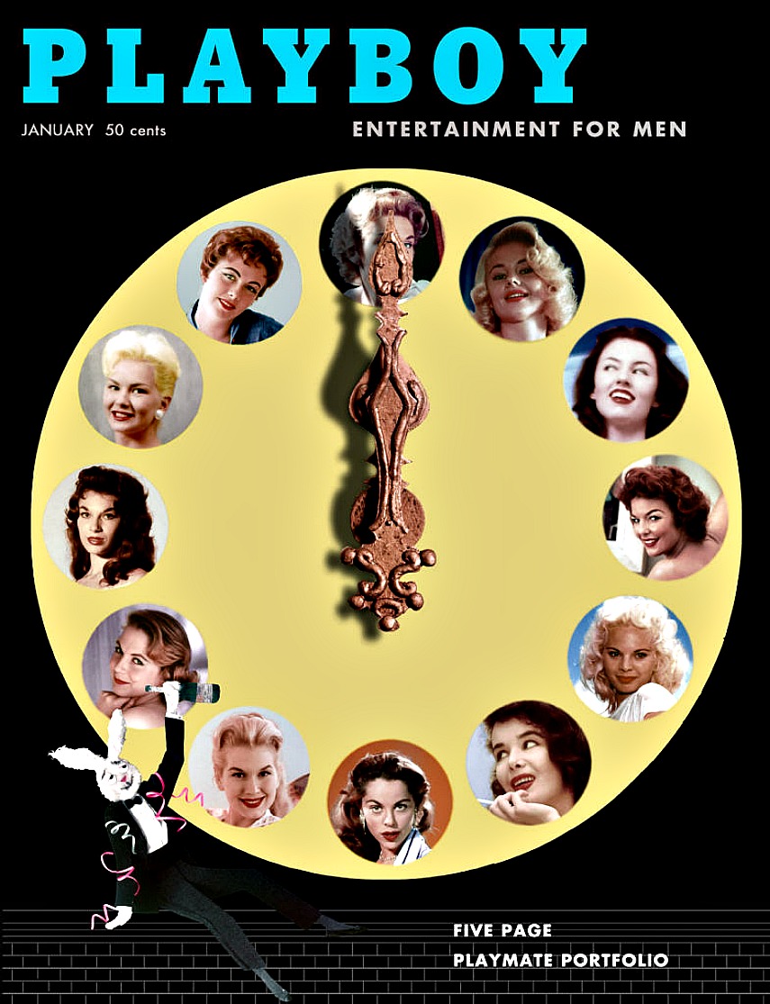 Обложка Playboy, январь 1957