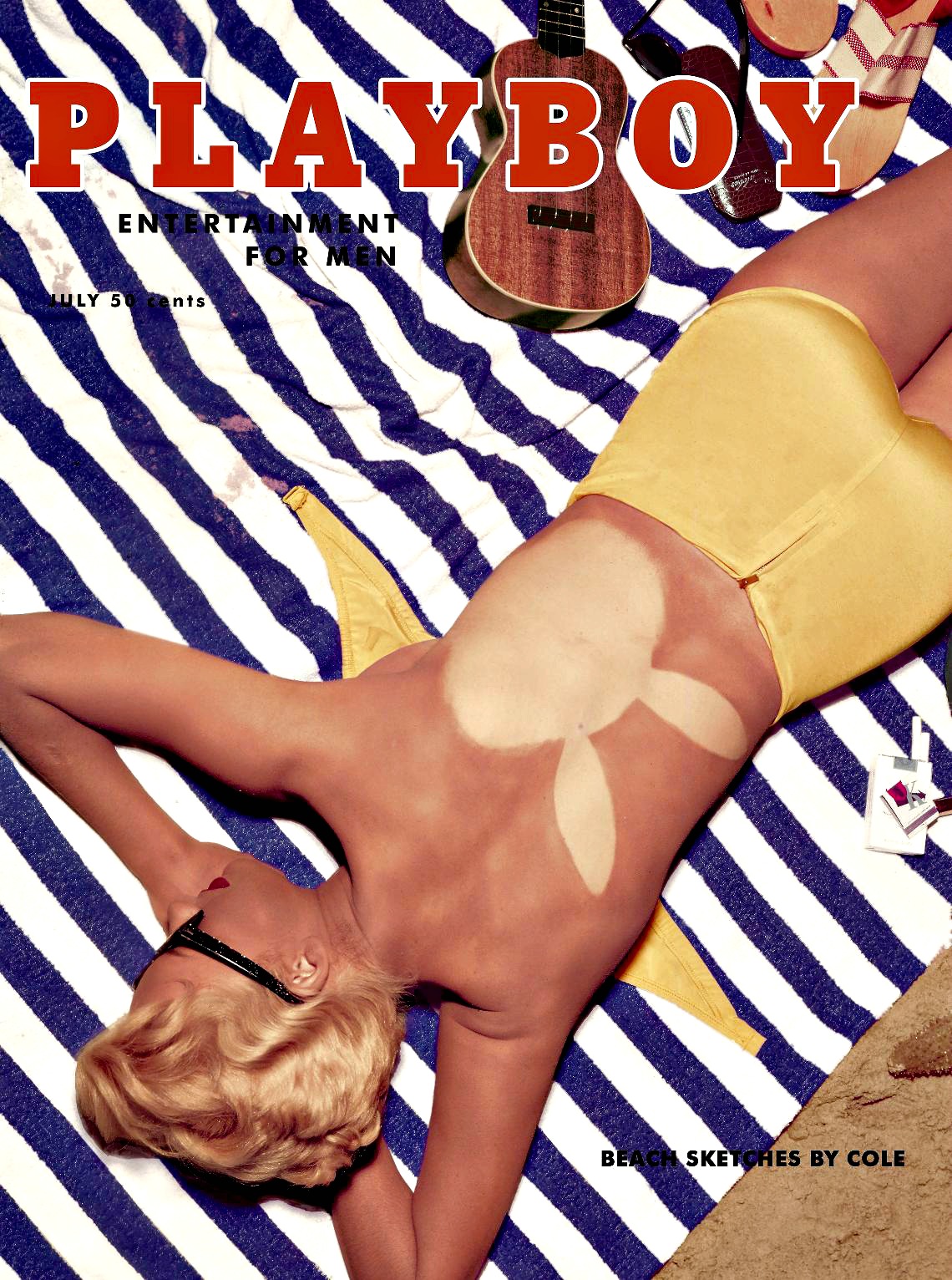 Обложка Playboy, июль 1955