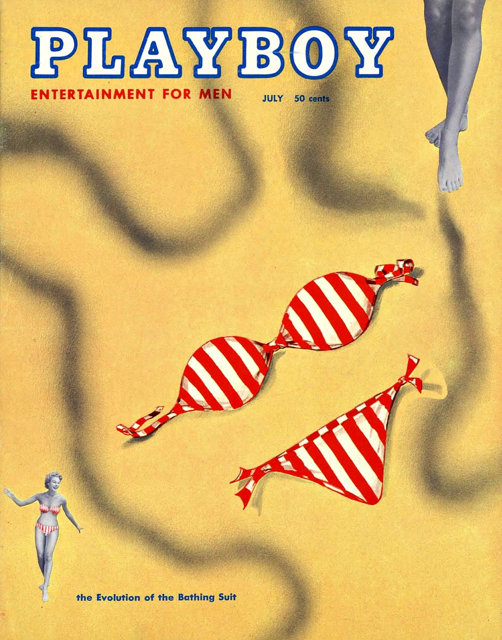 Обложка Playboy, июль 1954