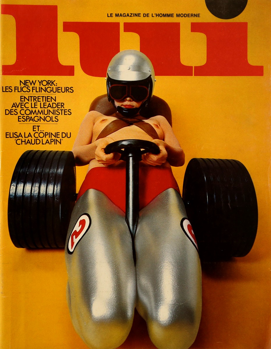 Обложка Lui Magazine #132, январь 1975 года