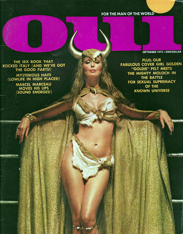 Винтажные обложки журнала Oui. 