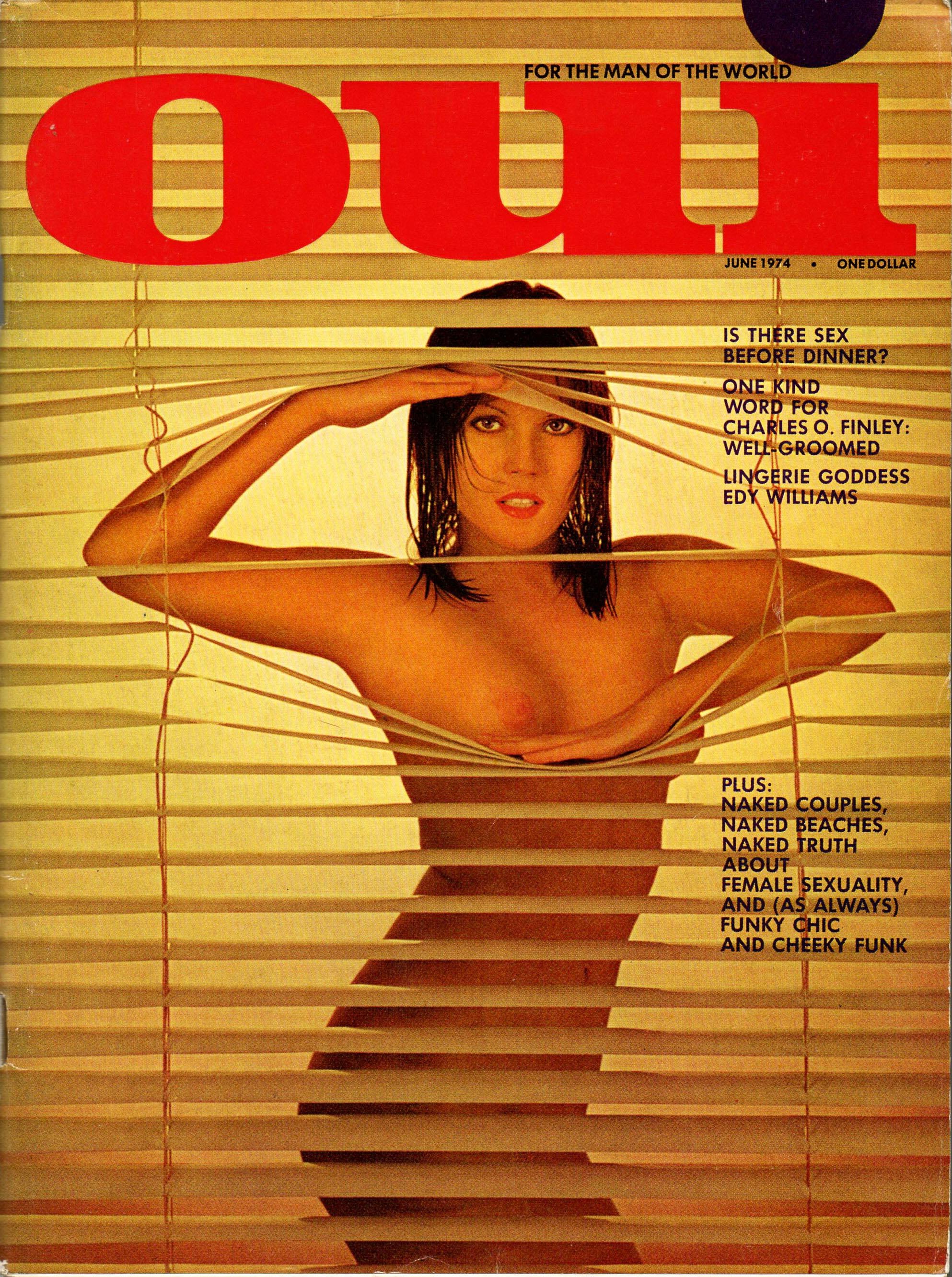 Винтажные обложки журнала Oui. 