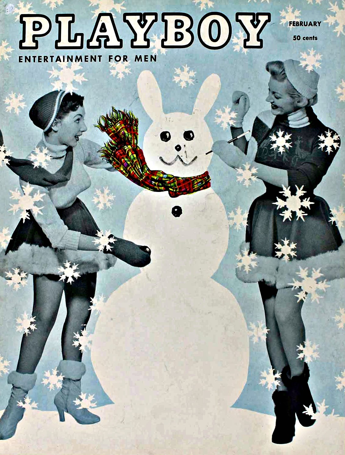 Обложка Playboy, февраль 1955