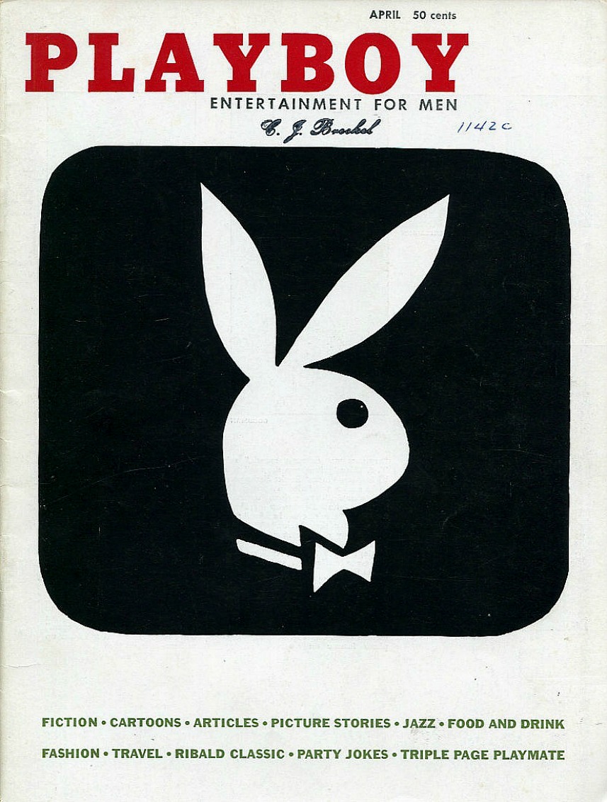 Обложка Playboy, апрель 1956. 