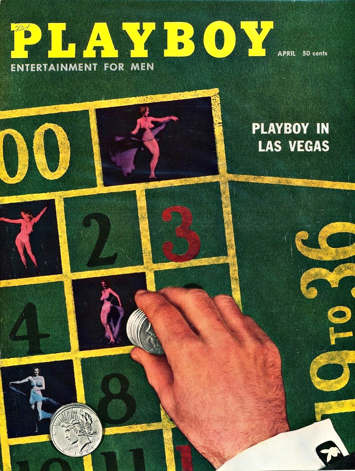 Обложка Playboy, апрель 1958