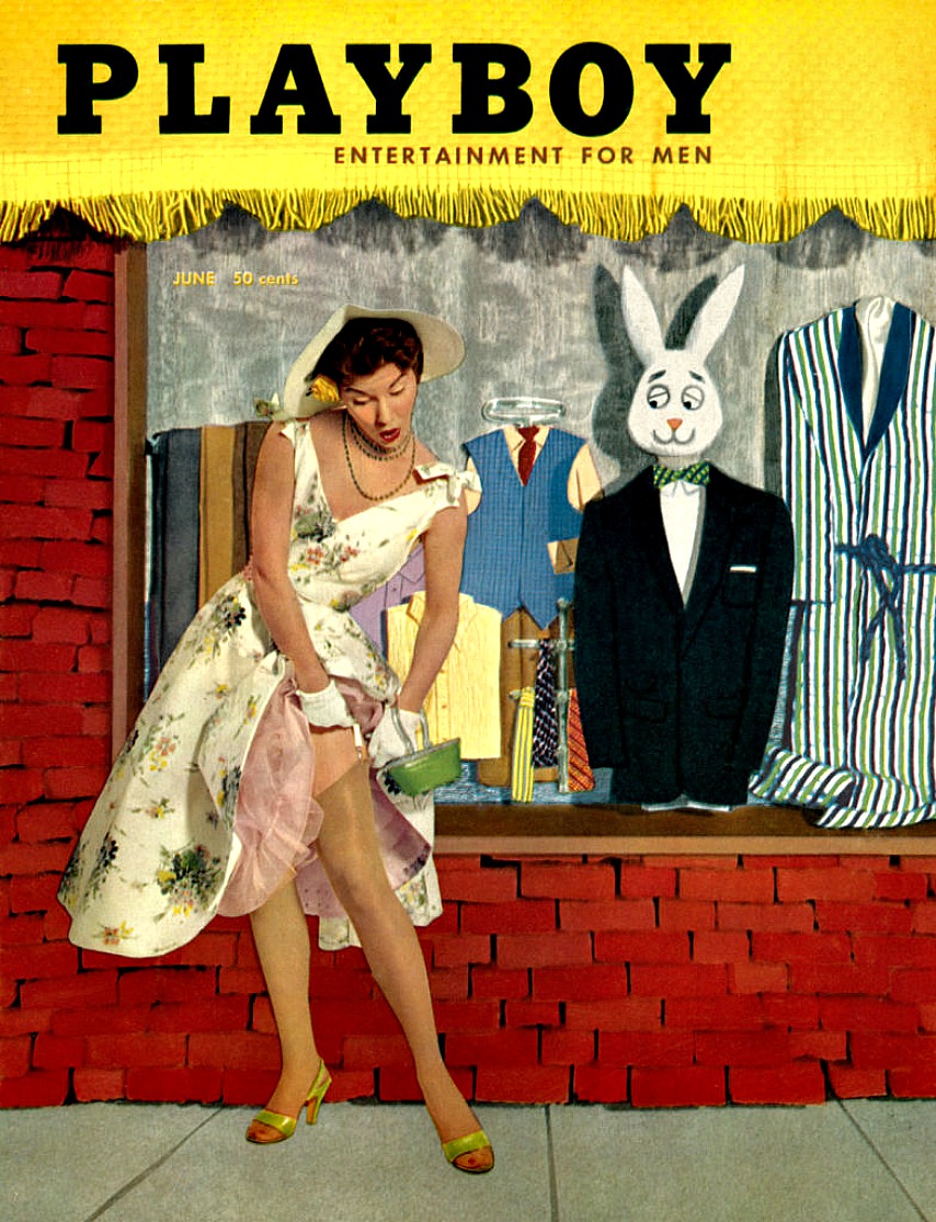 Обложка Playboy, июнь 1955