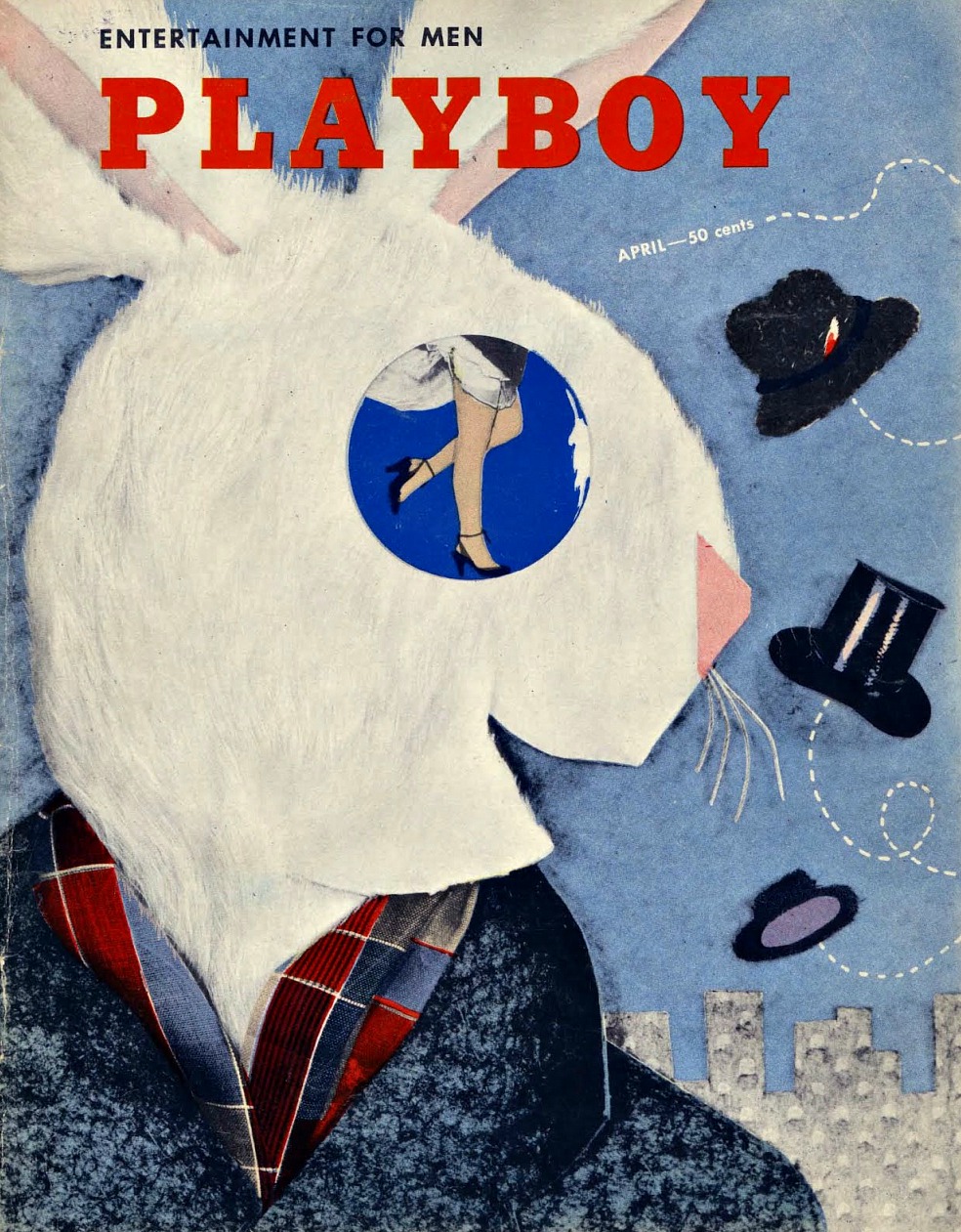 Обложка Playboy, апрель 1954