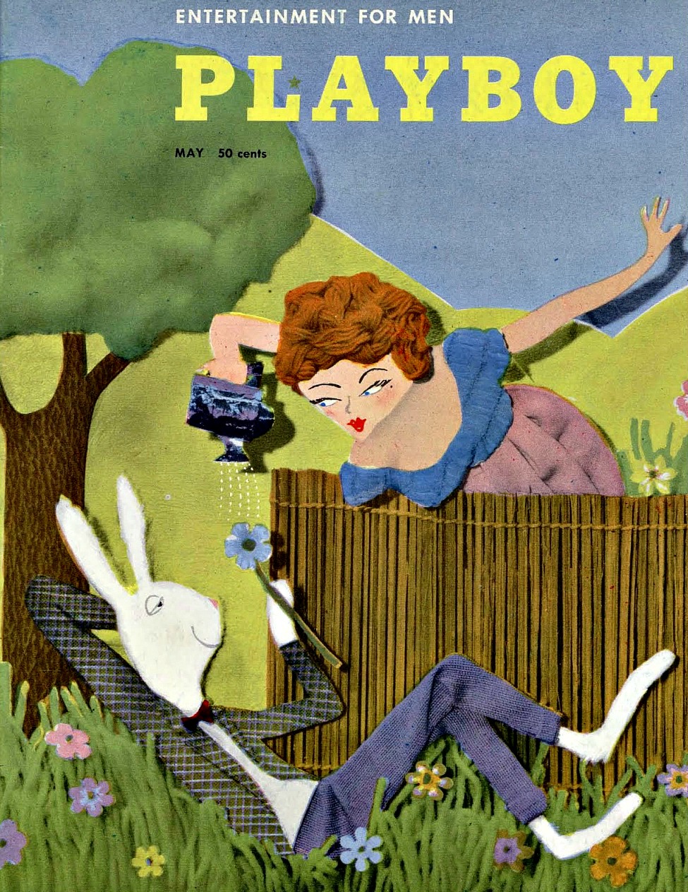 Обложка Playboy, май 1954