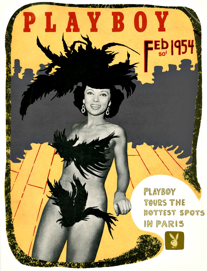 Обложка Playboy, февраль 1954